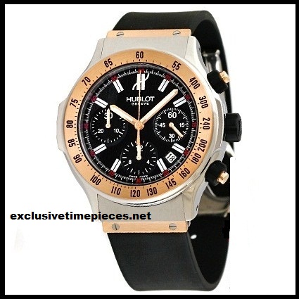hublot watch black and rose gold