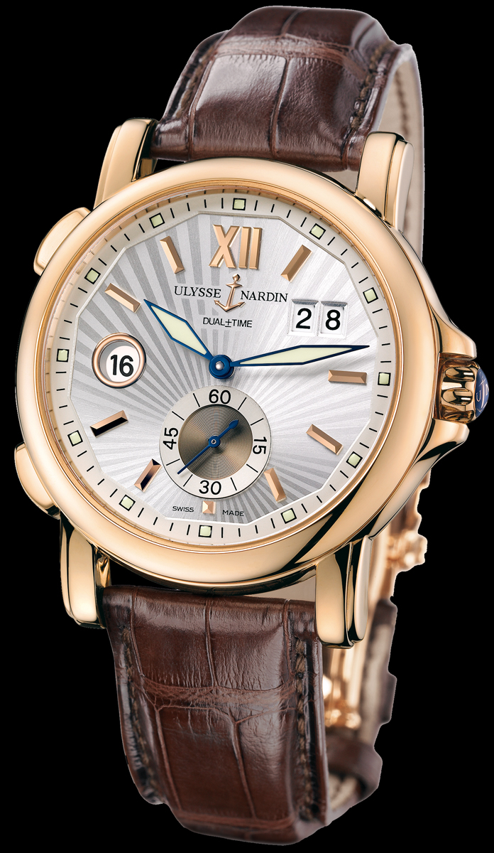 Ulysse Nardin GMT Dual Time Rose Gold Ref 246-55-31 – Exclusive Timepieces