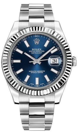 rolex datejust light blue dial