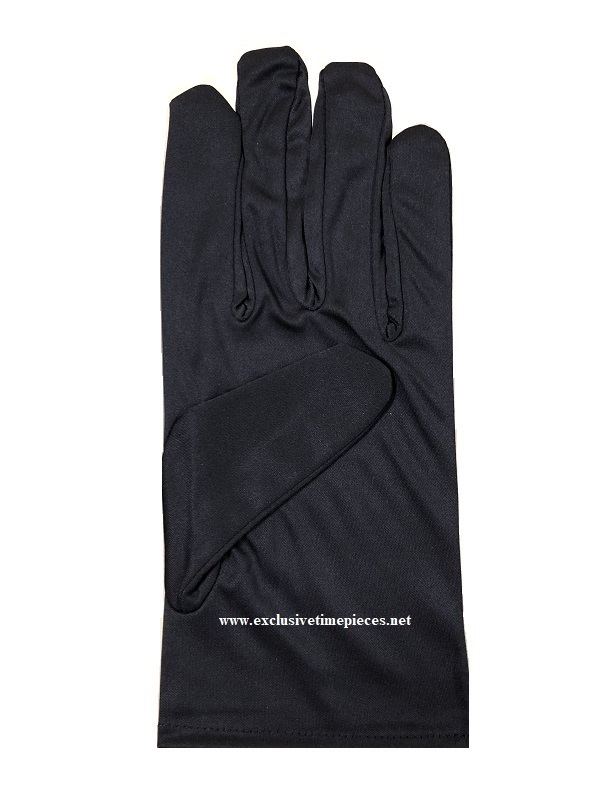 BULLONGÈ black microfiber gloves WATCHLINE W 8 for presentation watches